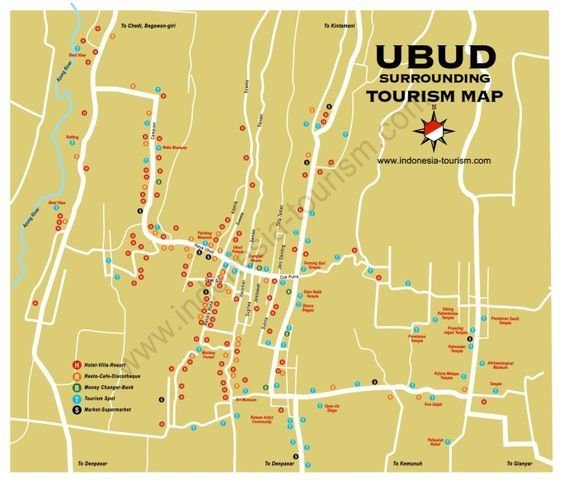 ubud map