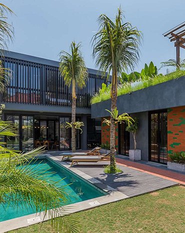 villa tropical ungasan