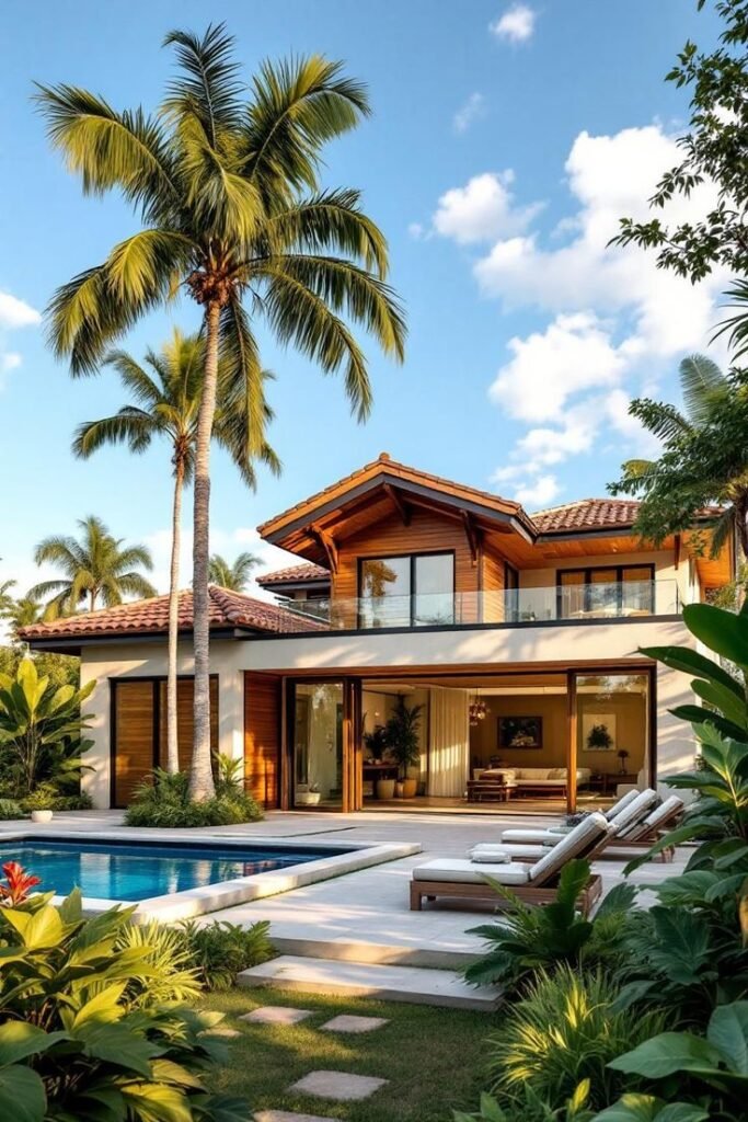 100 Tropical House Exteriors for Paradise Living